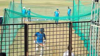 Virat Kohli batting in nets
