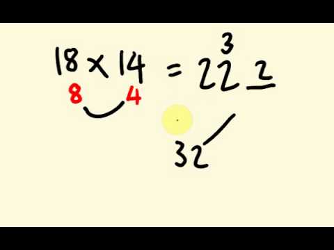 Fast Math Trick - How to multiply numbers under twenty faster than a calculator!