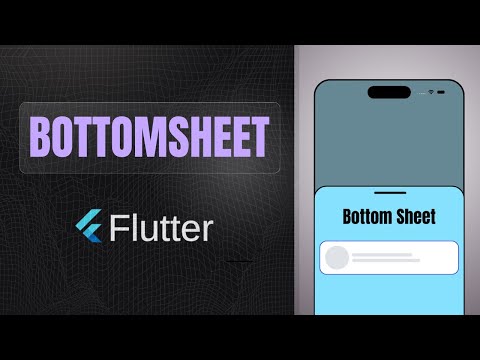 BottomSheet widget | Flutter
