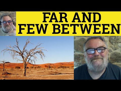 Few And Far Between Meaning - Far And Few Between Examples - Idioms - Esl British English