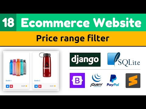Show product price and add price range filter | Django eCommerce Website | Django Tutorials