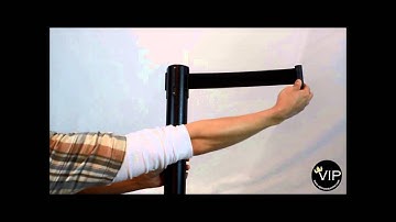 Assembly Instructions for Retractable Belt Stanchions