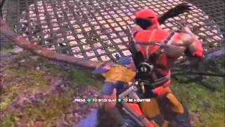 Deadpool slaps Wolverine (Deadpool the game fandub) @MegaRiderXVA