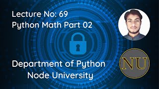 Python Math Module Part 02 in Urdu/Hindi | Node University | Izhar Ul Haq