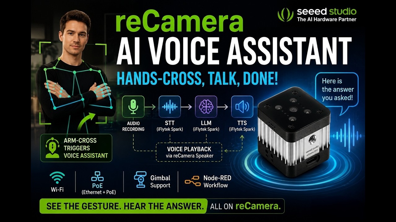 AI Voice Interaction Demo Based on reCamera | Gesture-Triggered Smart Assistant