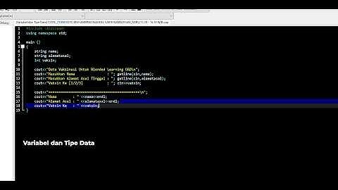 RESPONSI UAS PRAKTIKUM DASAR-DASAR PEMROGRAMAN SLOT RABU,13.30 - 16.30 (UNIVERSITAS AHMAD DAHLAN)