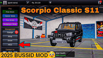 How to Add Mahindra Scorpio Classic S11 in Bus Simulator Indonesia | Step-by-Step Guide 🚗✨