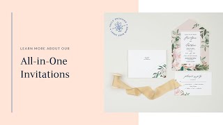 All-in-One Wedding Invitations - Truly Engaging