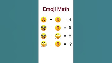 Emoji Math Puzzle #sorts #maths #puzzle #emojichallenge #quiz