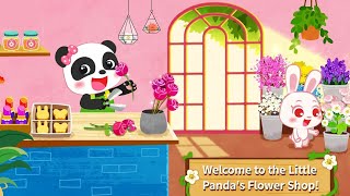 Little Panda's Flower Shop | Enjoy The Fun Of DIY, Unleash Your Creativity | Babybus Games Video screenshot 5