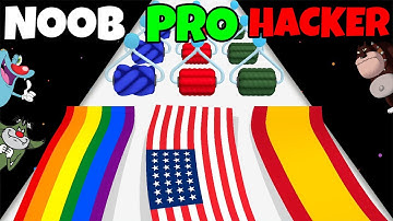 NOOB VS PRO VS HACKER VS GOD IN FLAG PAINTER WITH SHINCHAN & CHOP