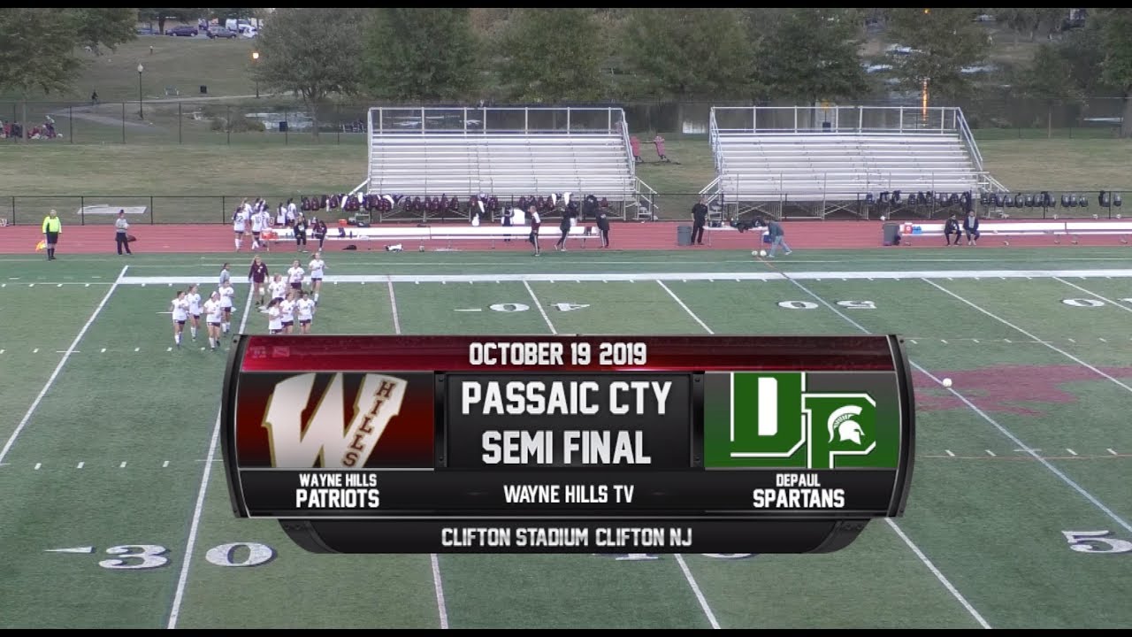 Girls Soccer Passaic County SemiFinal 10/19/19 YouTube