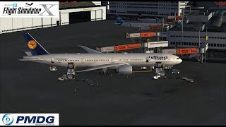 FSX:SE PMDG 777 Landing EDDL Mega Airport Duesseldorf