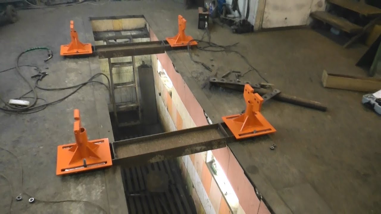 Стапель на обвязке ямы. - YouTube