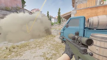 CS2 Inferno Pit Smoke From Second Mid