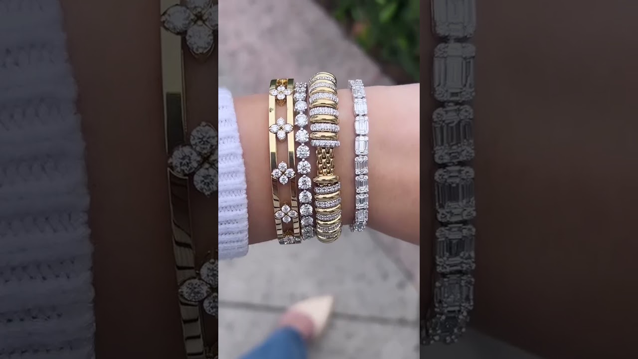 Chic Bracelet Stack & Pastel Pomellato Rings | Luxury Jewelry Styling