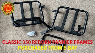 Royal Enfield Classic 350 Reborn Pannier Frames From EBay....Are They Any Good ?