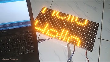 P10 LED Matrix Display Module Arduino Uno DMD2 Library Marquee Function Testing Direction Step Speed