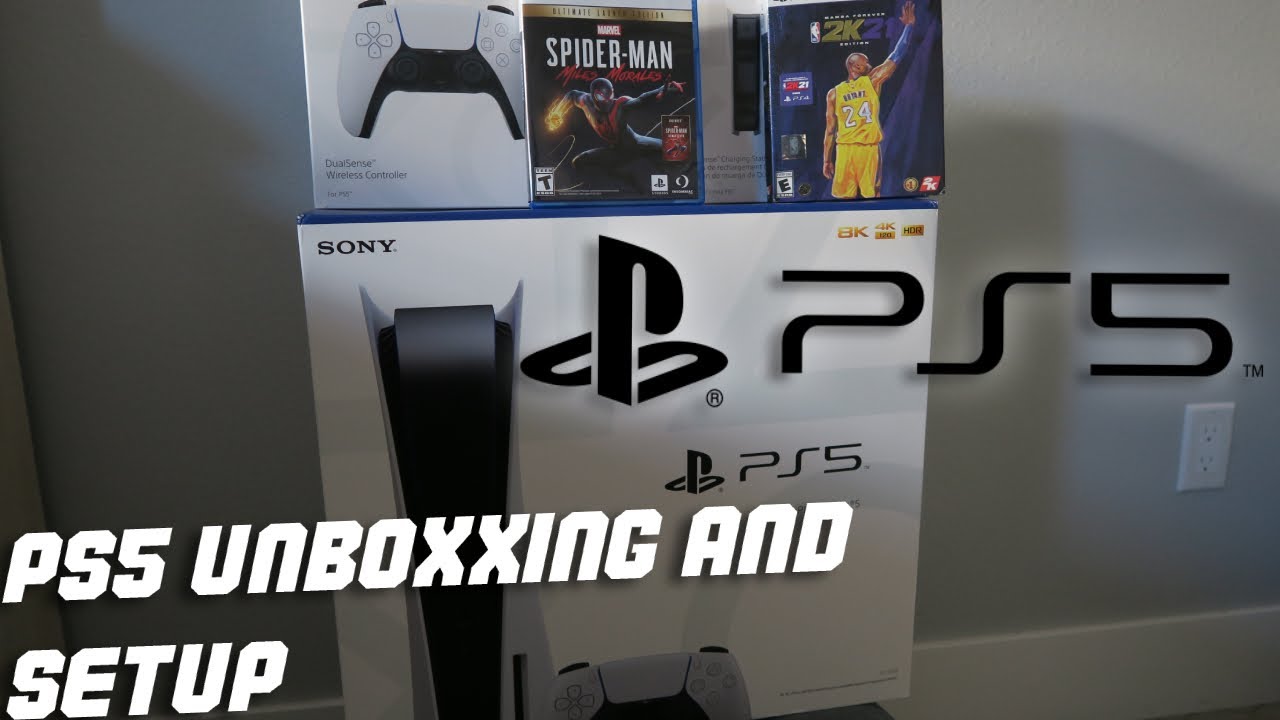 PS5 Unboxing & Setup !!! - YouTube