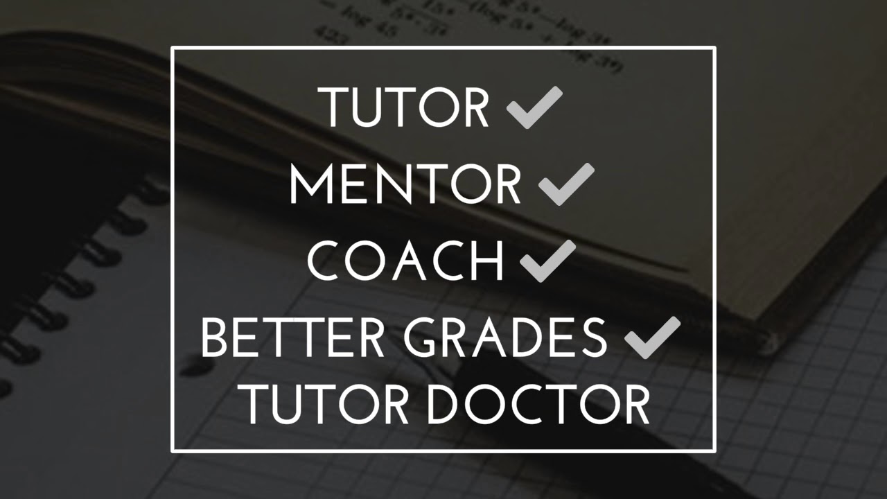 Tutor, Mentor, Coach