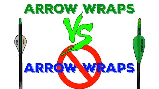 ARROW WRAPS vs. BARE SHAFT  arrow building  | HAXEN HUNT |