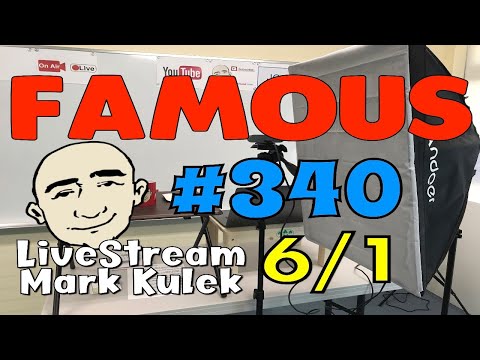 #340 Famous | Mark Kulek ESL (LiveStream Class) - Learn English