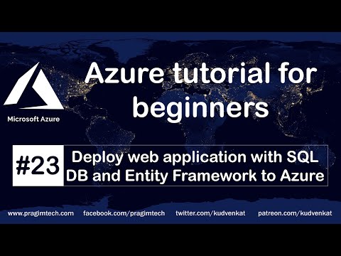 Deploy ASP NET Web Application with SQL Database and Entity Framework to Azure