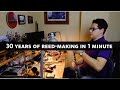 30 Years Of Oboe Reed Making Condensed Into 1 Minute 30 Years Of Oboe Reed Making Condensed Into 1 Minute