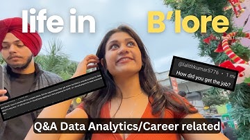 Life in Bangalore | Q&A Data Analytics, Career | #smrititales #dataanalytics #vlog