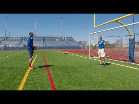 Soccer: News 12's Jamie Stuart learns how to be a New York Cosmos goalie - YouTube News 12