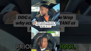DDG Explains To Woo Wop Why School Is Important To Be Successful 😬 #ddg #woowop #school #success