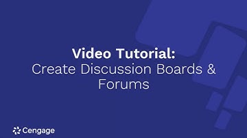 Creating Discussion Boards and Forums | WebAssign