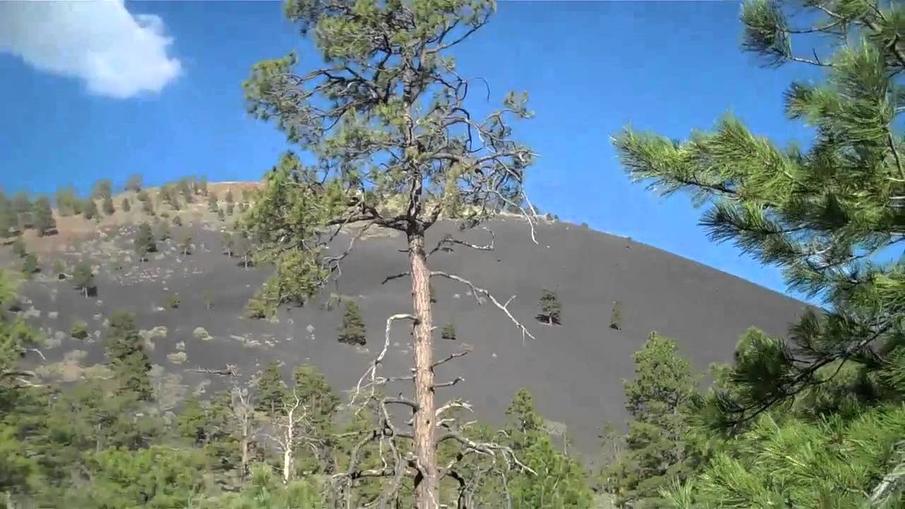 Sunset Crater Volcano north of Flagstaff AZ The Cameron Fami YouTube