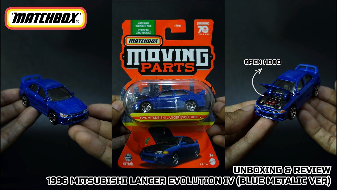 Matchbox - 1996 Mitsubishi Lancer Evolution IV - Global Diecast Direct