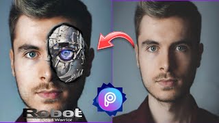 picsart robot face photo editing || picsart editing tutorial || picsart editing in Hindi👍 screenshot 4