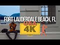 Fort Lauderdale Beach (FL), USA 4K - Walking Tour