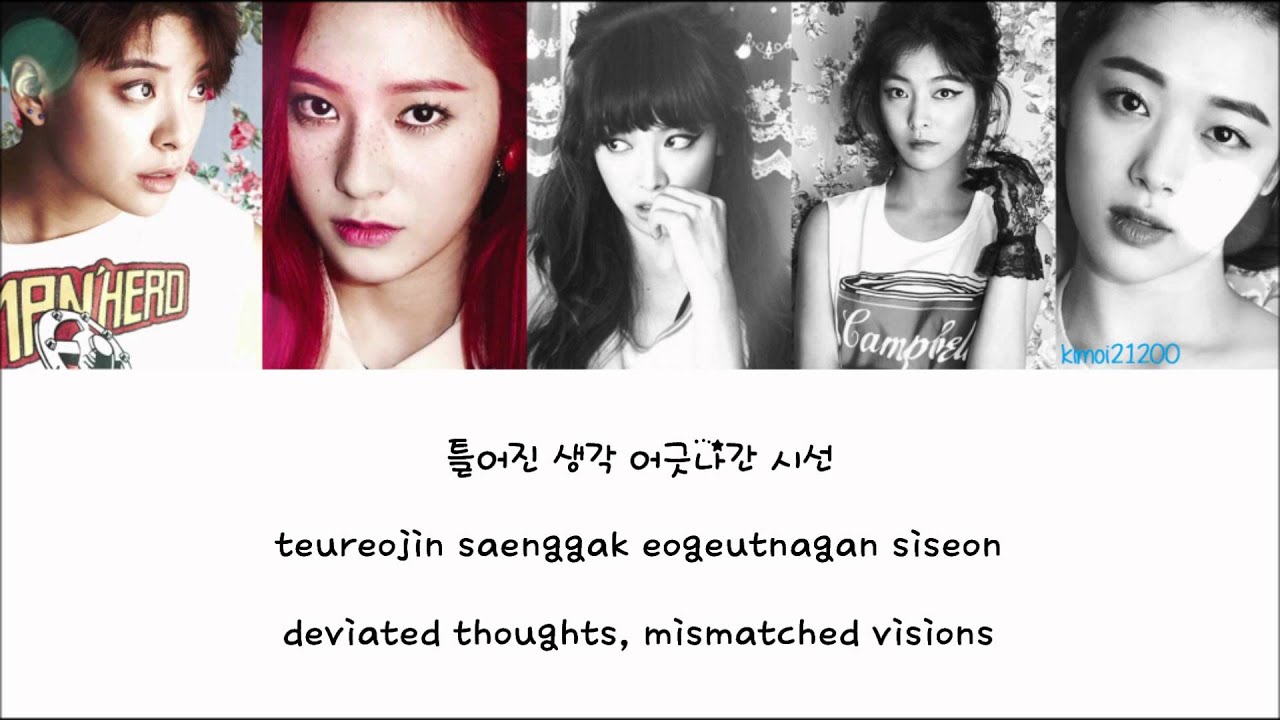 f(x) - Ending Page [Hangul/Romanization/English] Color & Picture Coded HD
