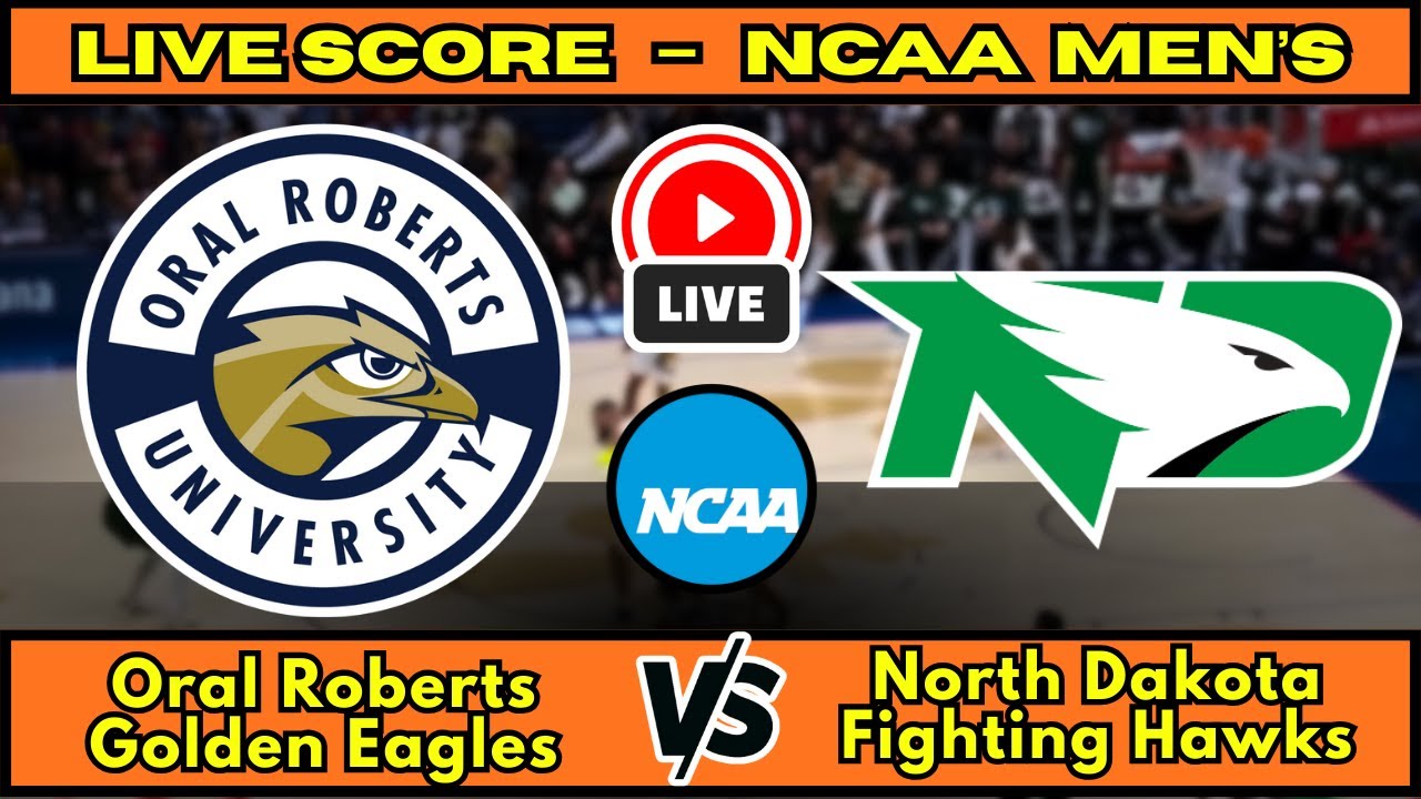 🔴 Oral Roberts Golden Eagles vs North Dakota Fighting Hawks | NCAA Men’s Basketball Live Score Jan 1
