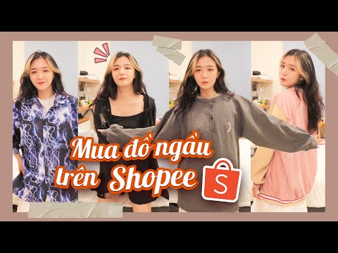 [SHOPEE] Haul đồ chất chất ngầu ngầu phong cách cá tính giá rẻ cho anh chị em 🦋🦋