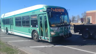 Westbound DDOT bus 2007 XD40 NFI 2020 on Route 7 Seven Mile to Meijer Old Redford✌🏾✌🏾✌🏾 Update
