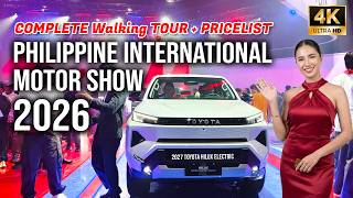 Philippine International Motor Show pims 2026 Complete Walking Tour With Pricelist 4k
