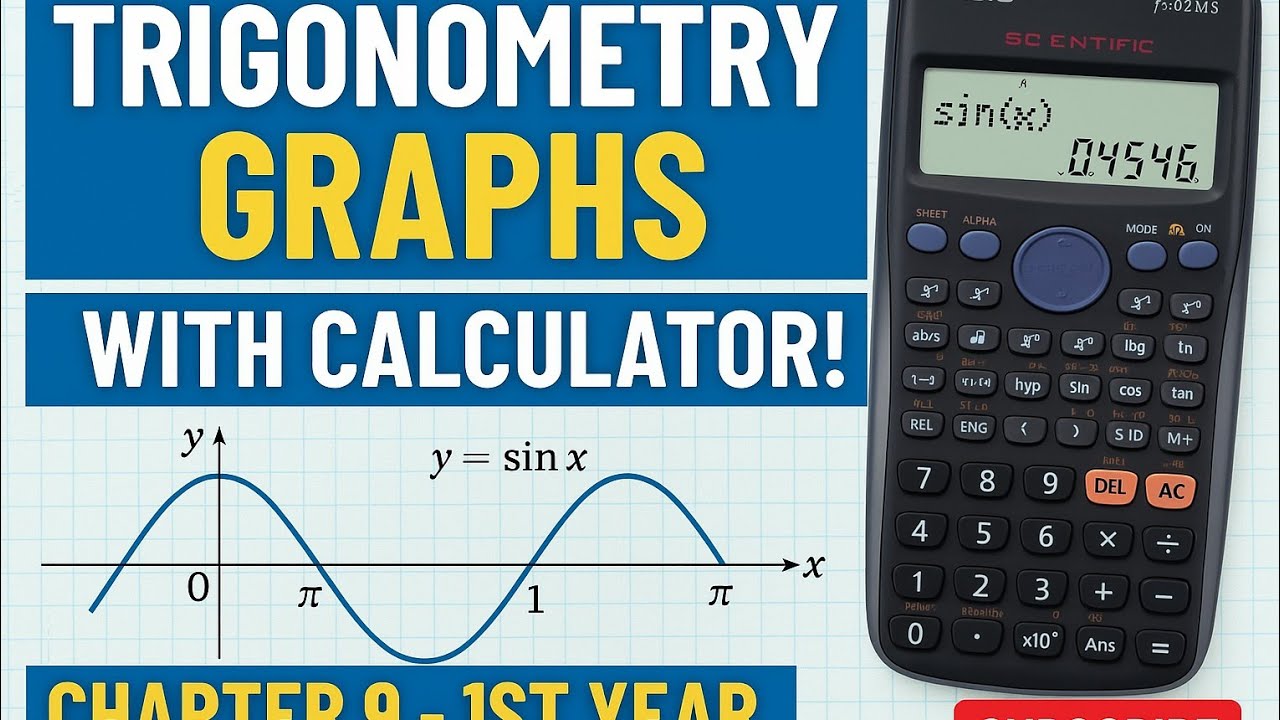 "Chapter 9 Graphs | 1st Year Math NBF | Solve Graph Questions Using Calculator"