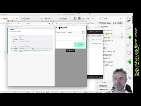 Access the clipboard from Cypress test using Electron browser
