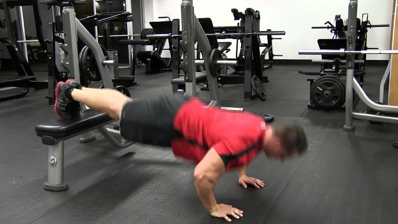 Feet Elevated Plyometric Push Up YouTube