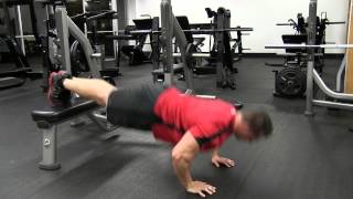 Feet Elevated Plyometric Push Up