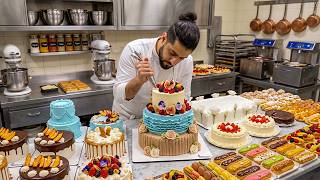 Fresh Cream Cakes Made in a Busy Bakery | Incredible Cake Making Process screenshot 1