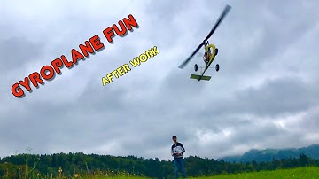 RC Gyroplane Fun After Work - 3D Printed RC Autogyro 🇸🇮