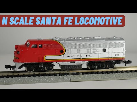 Bachmann - N Scale - Santa Fe Super Chief Locomotive #215 - YouTube