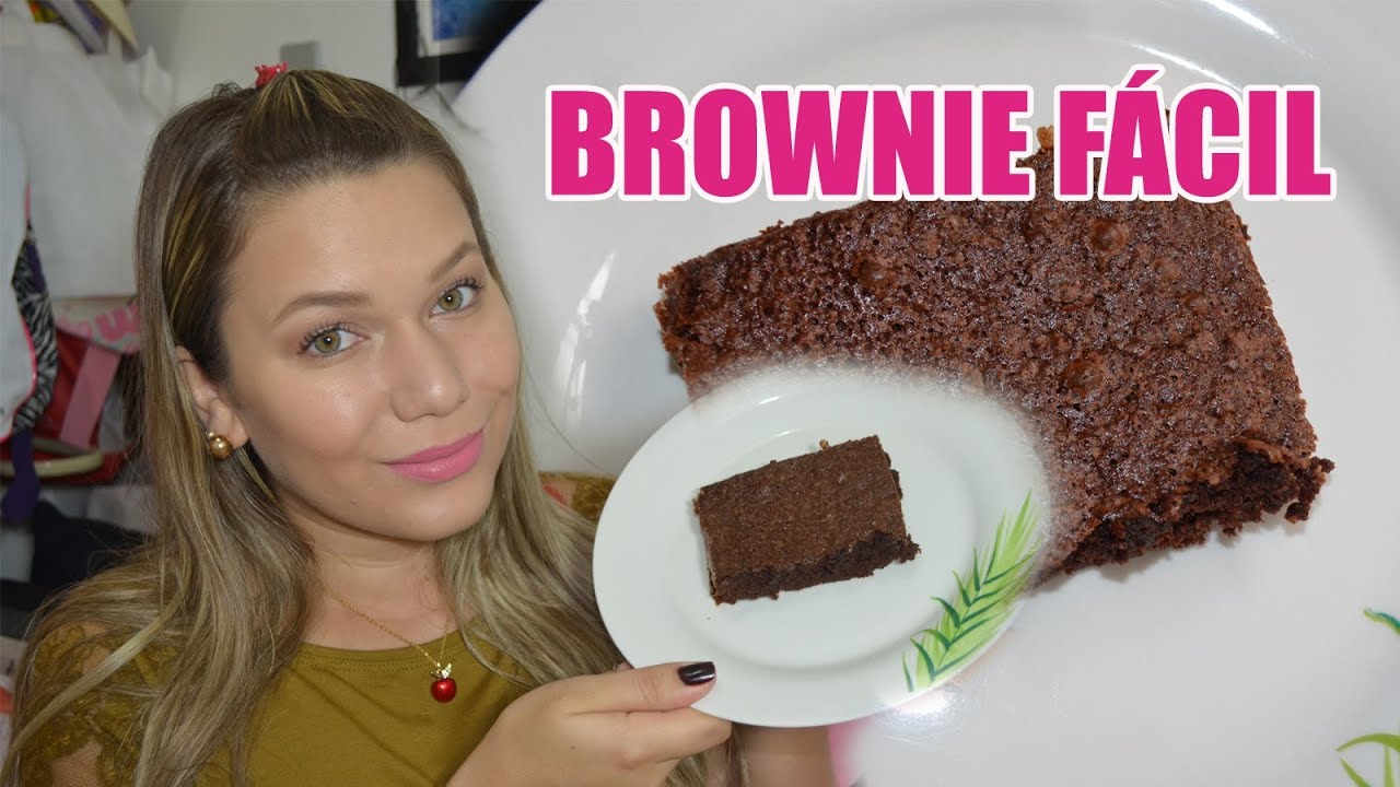 COMO FAZER BROWNIE FÁCIL E PRÁTICO #PINKGOURMET