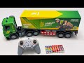 Unboxing RC Container Postal Truck, Mini RC Racing Car, Simulation Intelligent Snake, RC Police Car